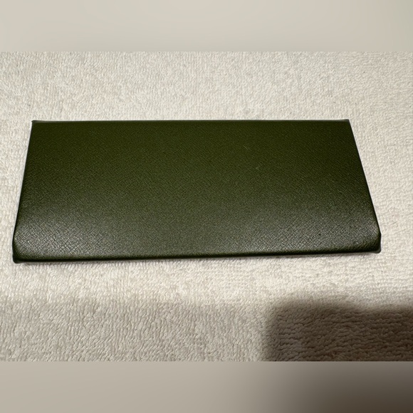 Longchamp Olive Green Folding Eyeglasses Case - Picture 3 of 11